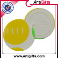 top high quality 25mm cloth tin badges with silks